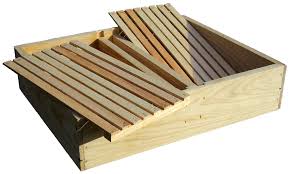 Wooden Hive-Top Feeder